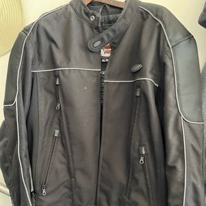 Harley-Davidson Men's  big & tall -classic - all weather motorcycle jacket.